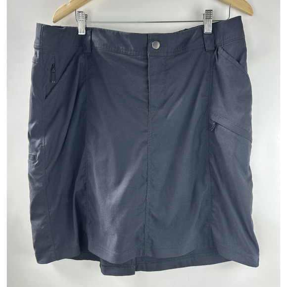 Duluth Trading Co Dry on the Fly Skort Shorts + Skirt Black Women's Plus Size 18 - Picture 2 of 12